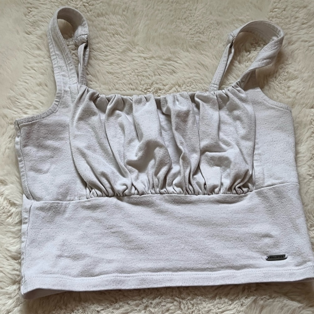 White Hollister tank top